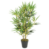 bambou plante artificielle realiste 1 o 14 x 80 cm | jardinna