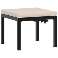 banc jardin confortable coussins epais acier robuste 4 pcs 4 | jardinna