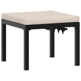 banc jardin confortable coussins epais acier robuste 4 pcs 4 | jardinna