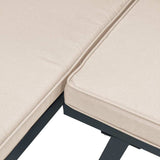 banc jardin confortable coussins epais acier robuste 4 pcs 8 | jardinna