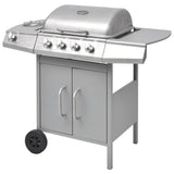 barbecue a gaz 4 1 zone cuisson acier inoxydable 2 | jardinna