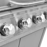 barbecue a gaz 4 1 zone cuisson acier inoxydable 5 | jardinna
