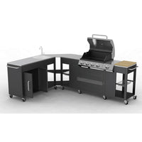 barbecue a gaz 4 bruleurs acier inoxydable 2 | jardinna