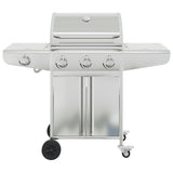 barbecue a gaz 4 bruleurs argente acier inoxydable 3 | jardinna