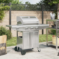barbecue a gaz 4 bruleurs argente acier inoxydable default title 1 | jardinna