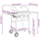 barbecue a gaz 4 bruleurs noir acier enduit poudre 11 | jardinna