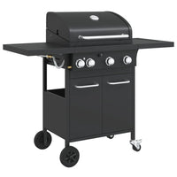 barbecue a gaz 4 bruleurs noir acier enduit poudre 2 | jardinna