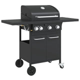 barbecue a gaz 4 bruleurs noir acier enduit poudre 2 | jardinna