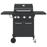 barbecue a gaz 4 bruleurs noir acier enduit poudre 3 | jardinna