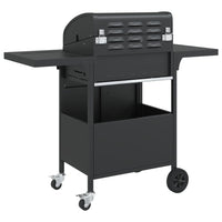 barbecue a gaz 4 bruleurs noir acier enduit poudre 5 | jardinna