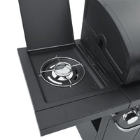 barbecue a gaz 4 bruleurs noir acier enduit poudre 7 | jardinna
