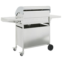 barbecue a gaz 7 bruleurs acier inoxydable blanc 5 | jardinna
