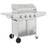 barbecue a gaz acier inoxydable 4 bruleurs 12 kw 2 | jardinna