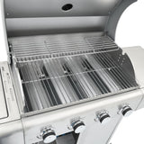 barbecue a gaz acier inoxydable 4 bruleurs 12 kw 8 | jardinna