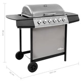 barbecue a gaz haute performance acier resistant amovible 7 | jardinna