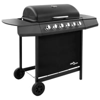 barbecue a gaz haute performance acier resistant amovible noir 6 bruleurs 1 | jardinna