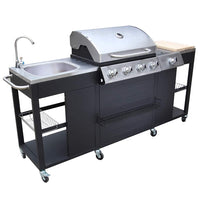 barbecue a gaz montana 4 bruleurs acier inoxydable 2 | jardinna