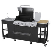 barbecue a gaz montana 4 bruleurs acier inoxydable 3 | jardinna