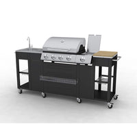 barbecue a gaz montana 4 bruleurs acier inoxydable default title 1 | jardinna
