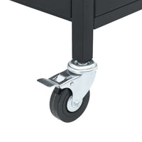 barbecue a gaz noir acier enduit poudre gamme pro 9 | jardinna
