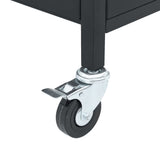 barbecue a gaz noir acier enduit poudre gamme pro 9 | jardinna