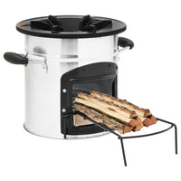 Barbecue Camping Transportable en Acier Inoxydable