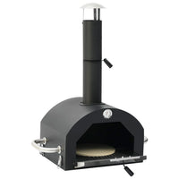 barbecue charbon four a pizza portable combo polyvalent 6 | jardinna