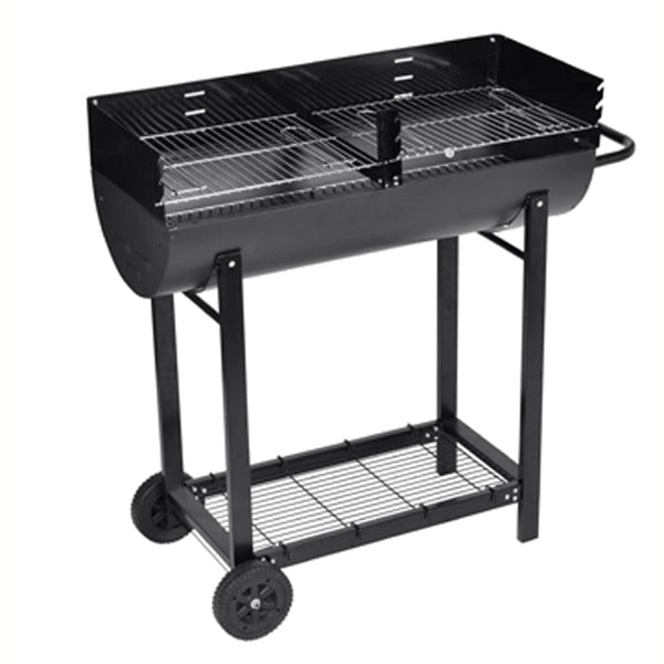 barbecue demi tonneau charbon portable default title | jardinna