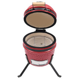 barbecue fumoir charbon ceramique 56 cm noir 2 | jardinna