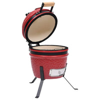 barbecue fumoir charbon ceramique 56 cm noir 4 | jardinna
