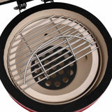 barbecue fumoir charbon ceramique 56 cm noir 8 | jardinna