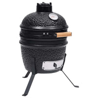 barbecue fumoir charbon ceramique 56 cm noir noir 1 | jardinna