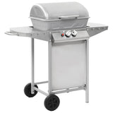 barbecue gaz 2 zones cuisson acier argente default title 1 | jardinna