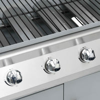 barbecue gaz 4 bruleurs acier inoxydable 9 | jardinna