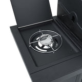 barbecue gaz barbecue gaz 5 bruleurs acier resistant 7 | jardinna