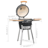 barbecue japonais kamado thermometre 33 cm 8 | jardinna