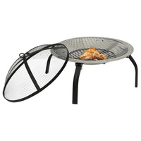 barbecue portable brasero 2 1 acier 3 | jardinna