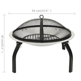 barbecue portable brasero 2 1 acier 8 | jardinna