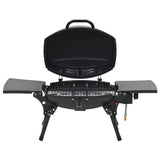 barbecue portable charbon acier resistant format compact noir 2 | jardinna