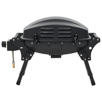 barbecue portable charbon acier resistant format compact noir 6 | jardinna