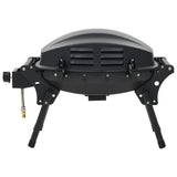 barbecue portable charbon acier resistant format compact noir 6 | jardinna