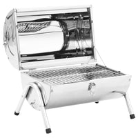 Barbecue Portable Charbon avec Double Grille