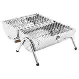 Barbecue Portable Charbon avec Double Grille