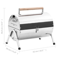 Barbecue Portable Charbon avec Double Grille