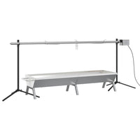 barbecue tourne broche acier inoxydable plateau 2 | jardinna