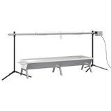 barbecue tourne broche acier inoxydable plateau 2 | jardinna
