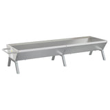 barbecue tourne broche acier inoxydable plateau 8 | jardinna