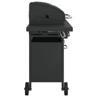 bbq gaz 7 bruleurs noir acier enduit poudre 4 | jardinna