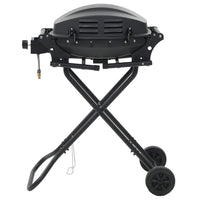 bbq gaz acier robuste format compact noir 2 | jardinna
