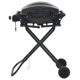 bbq gaz acier robuste format compact noir 2 | jardinna